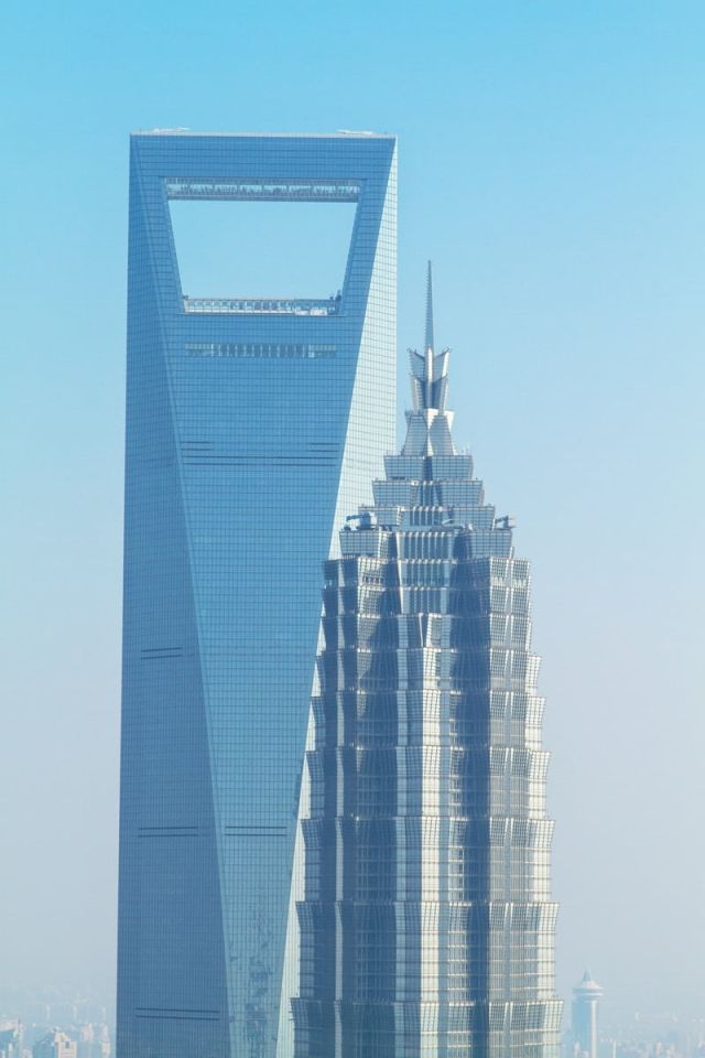 Empire State Building and World Trade Center New York