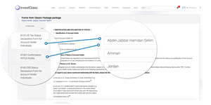 InvestGlass offers a No code digital onboarding to fit to any compliance patern