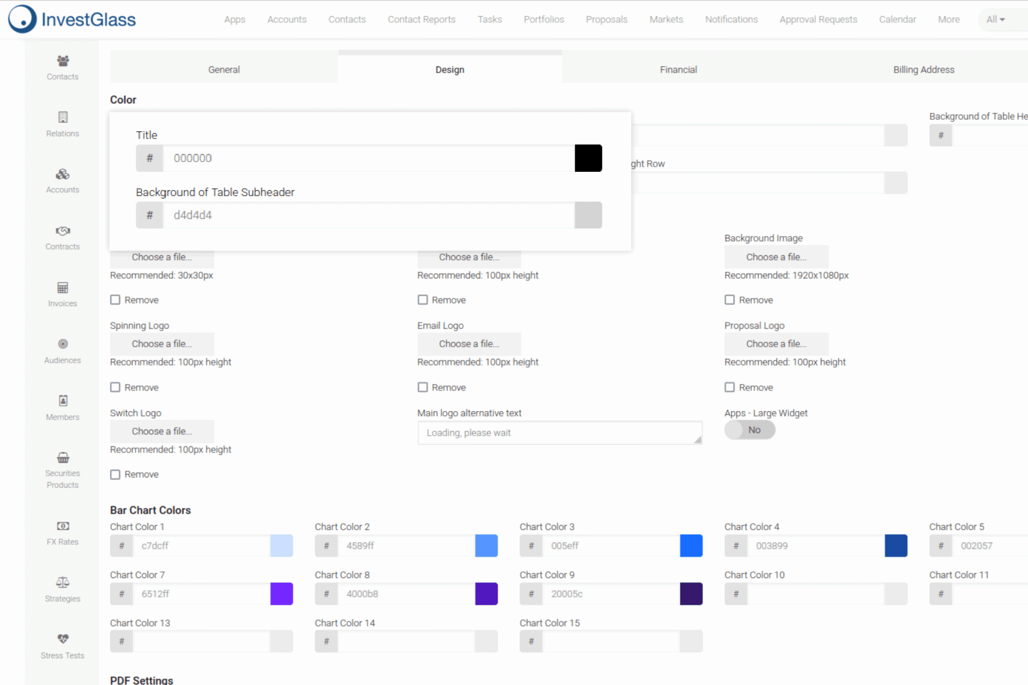 Design pages