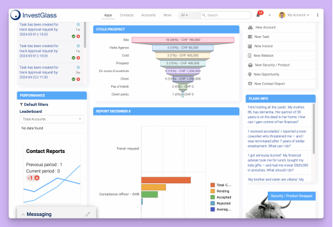 InvestGlass investor portal